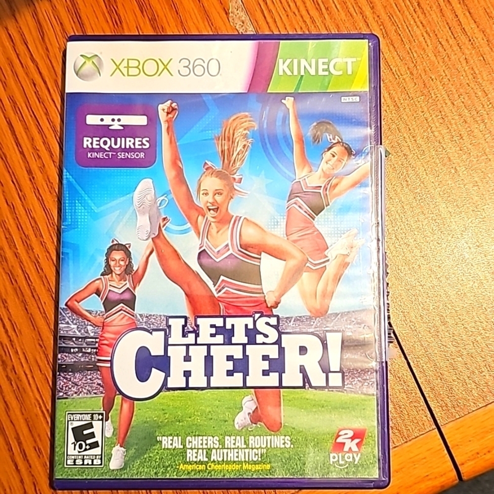XBOX 360 Kinect Let's Cheer Used Like New